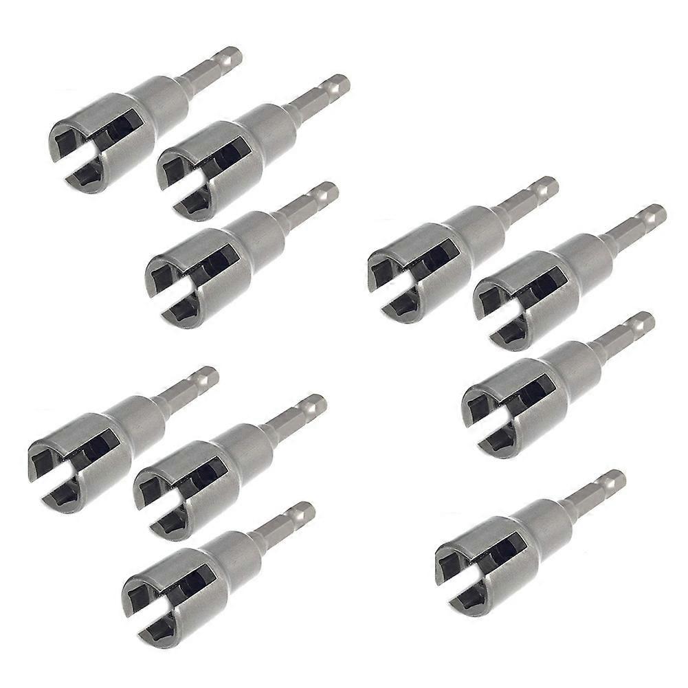 Hurricane Shutter Drill Bit,Wing Nut Drill Bit,Wingnut Socket,Power Wing Nut Driver Set,1/4inch Hex Shank for Panel Nuts