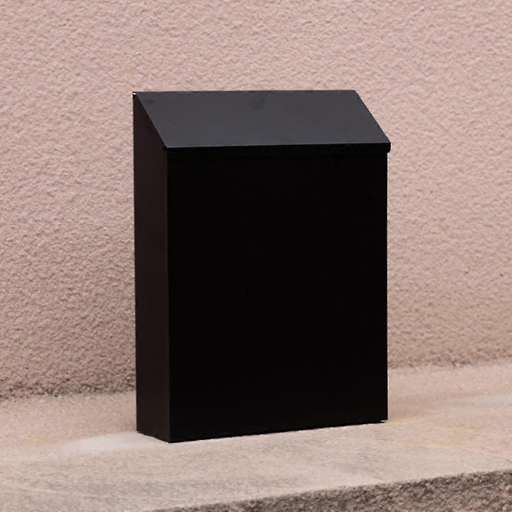 Lockable Metal Mailbox for House Outdoor Universal Postbox Secure Drop Box