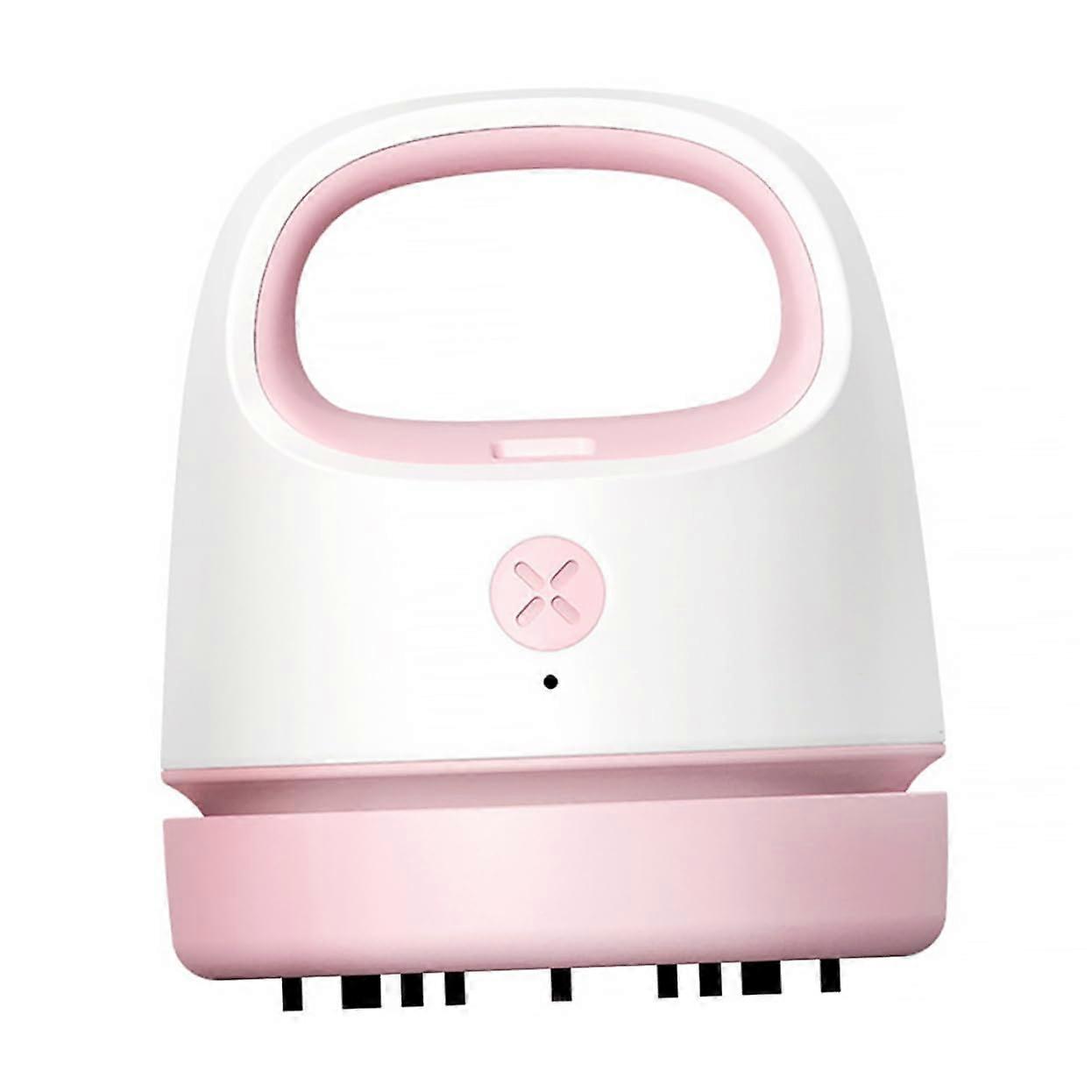 Wireless Desktop Vacuum Cleaner USB Rechargeable Mini Dust Collector for Keyboard Home Pink