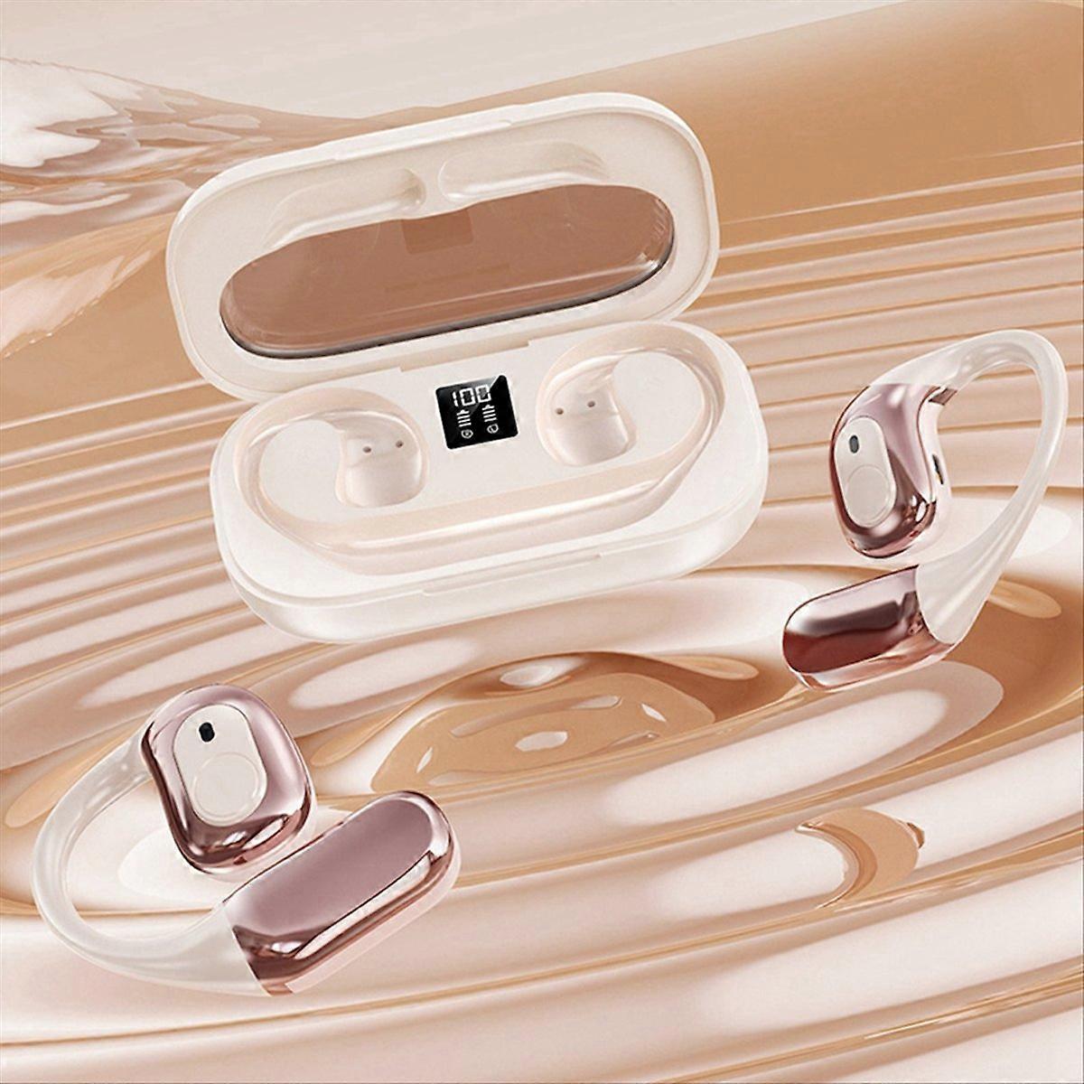 Wireless Bluetooth Translation Headset Supports 142 Languages Khaki