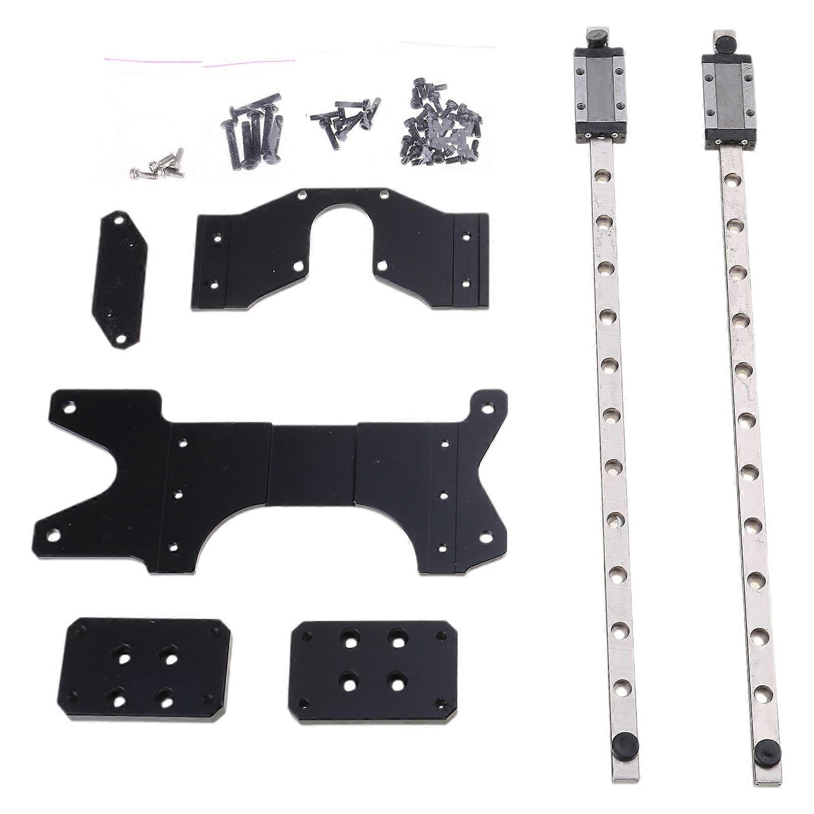 Rail Guide Kit For 3D Printers Double Rail Guide Upgrades Kit Precisely Linear Guide 300mm Multicolor