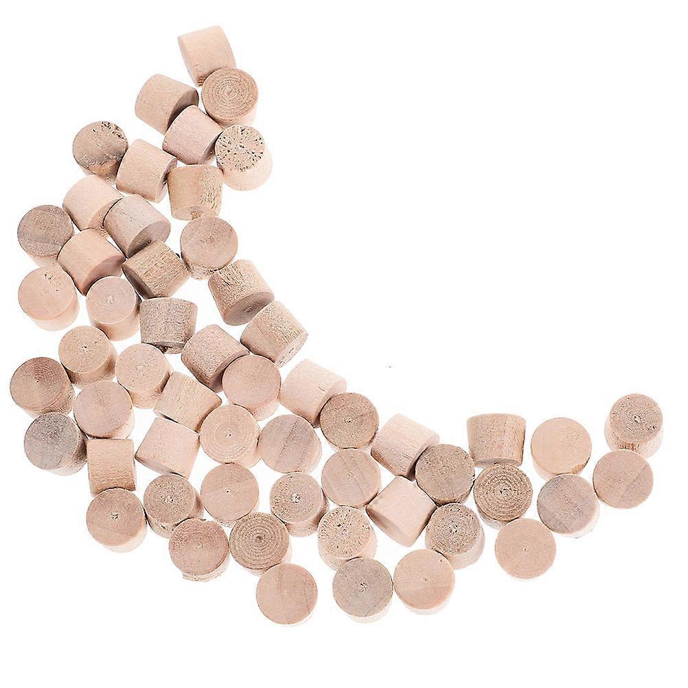 100Pcs Treplugger for skruehull Trebearbeiding Treplugger Trehullplugger Små treplugger