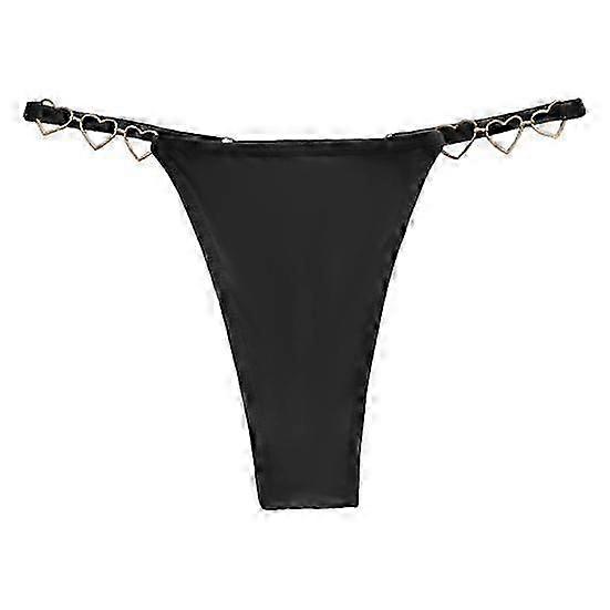 Elastic Thong for Women, Seamless Low Waist with Solid Color Design