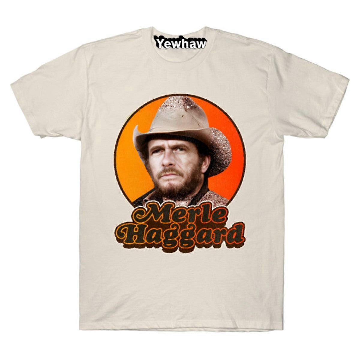 Retro Merle Haggard Legend Design T-shirt