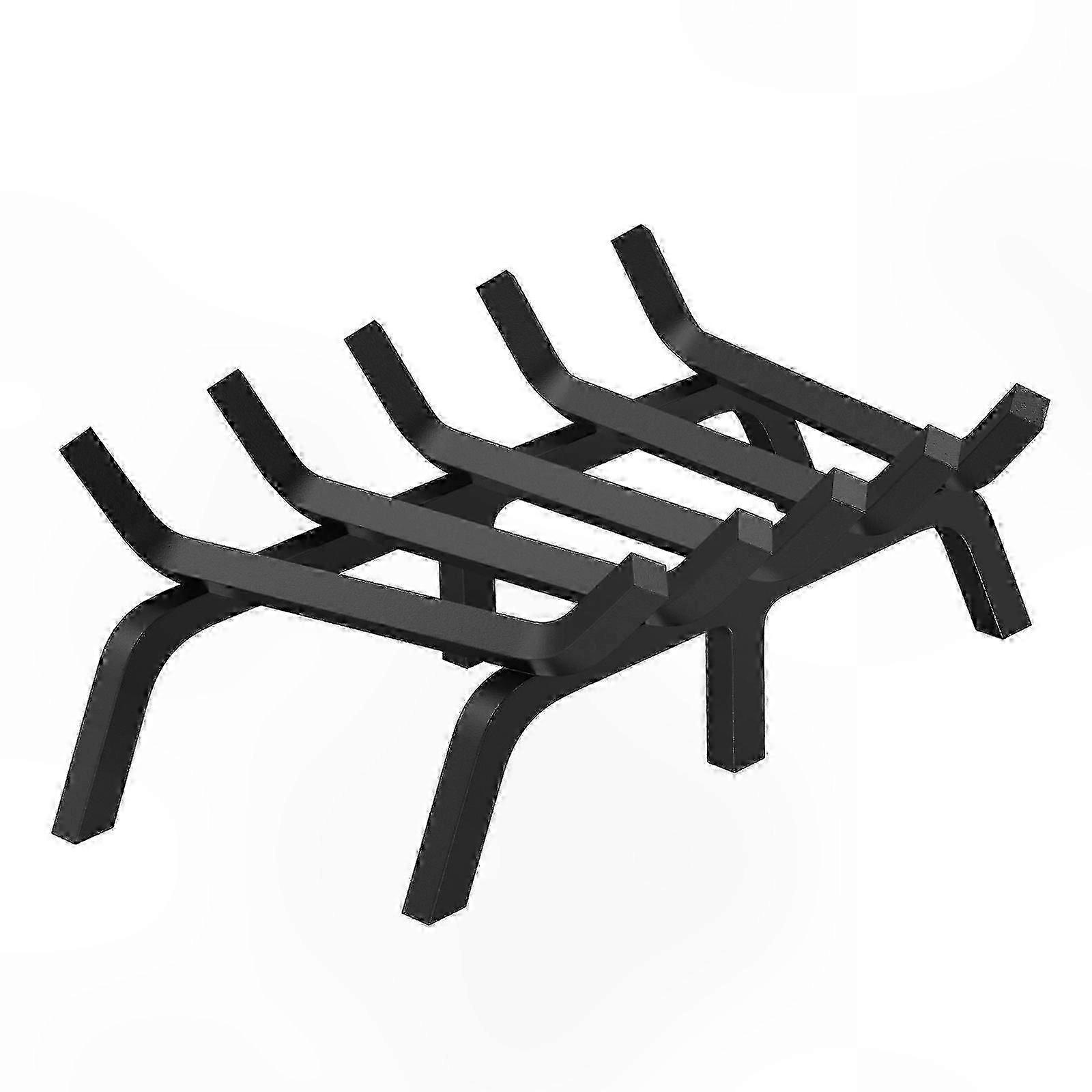 24 بوصة متينة سجل شبكة مع 6 أرجل ، فولاذ مطلي بالمسحوق للمدافئ الداخلية والخارجية