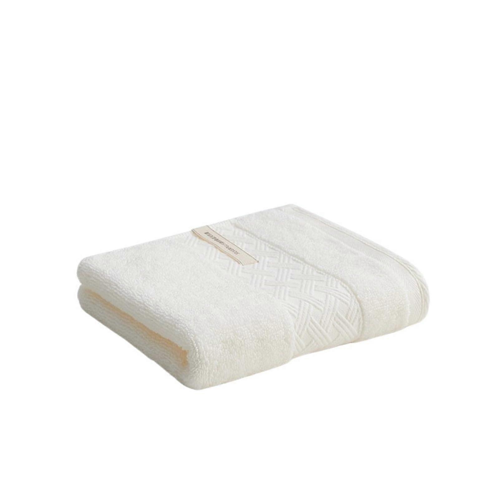 3Pack White Cotton Face Towels, Ultra Soft and Absorbent with Minimal Shedding for Home Use