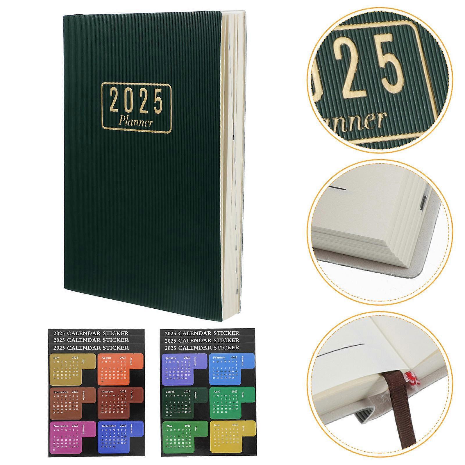 Monthly Planner 2025 Portable Academic Planner for Writing 2Sets