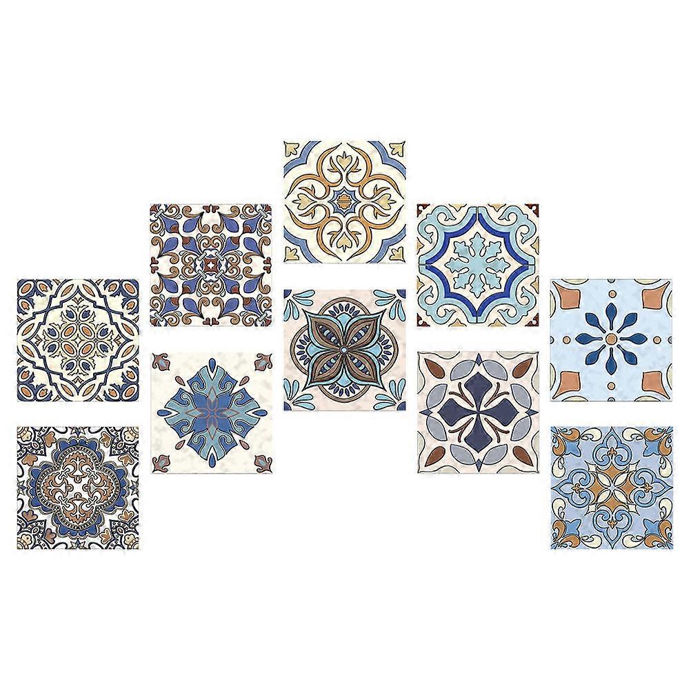 Decorative Tile Decals Self-Adhesive Waterproof Wall Tile Stickers 50Pcs