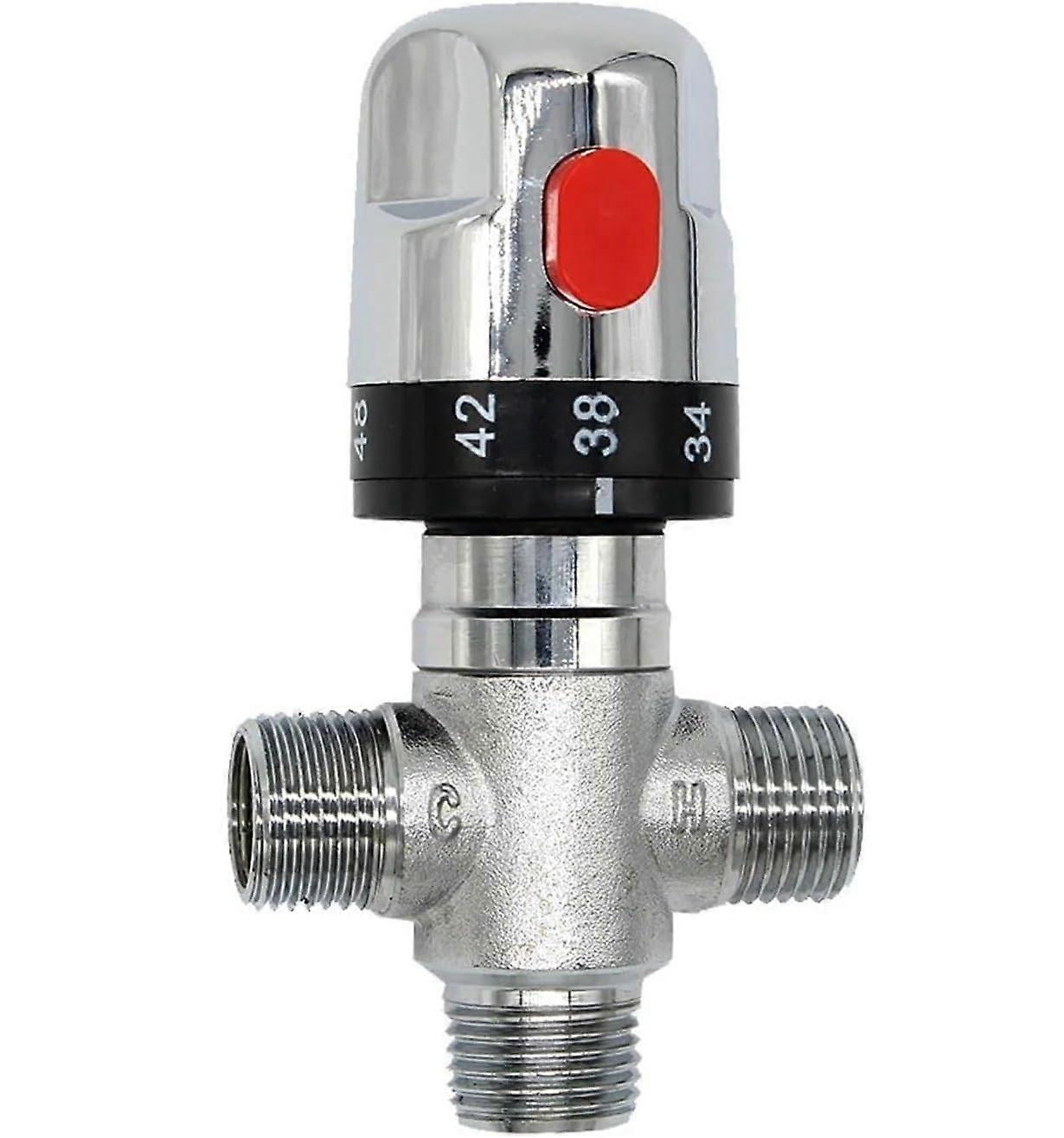 All Copper Thermostatic Mixing Valve for Solar Water Heater with Precise Temperature Control