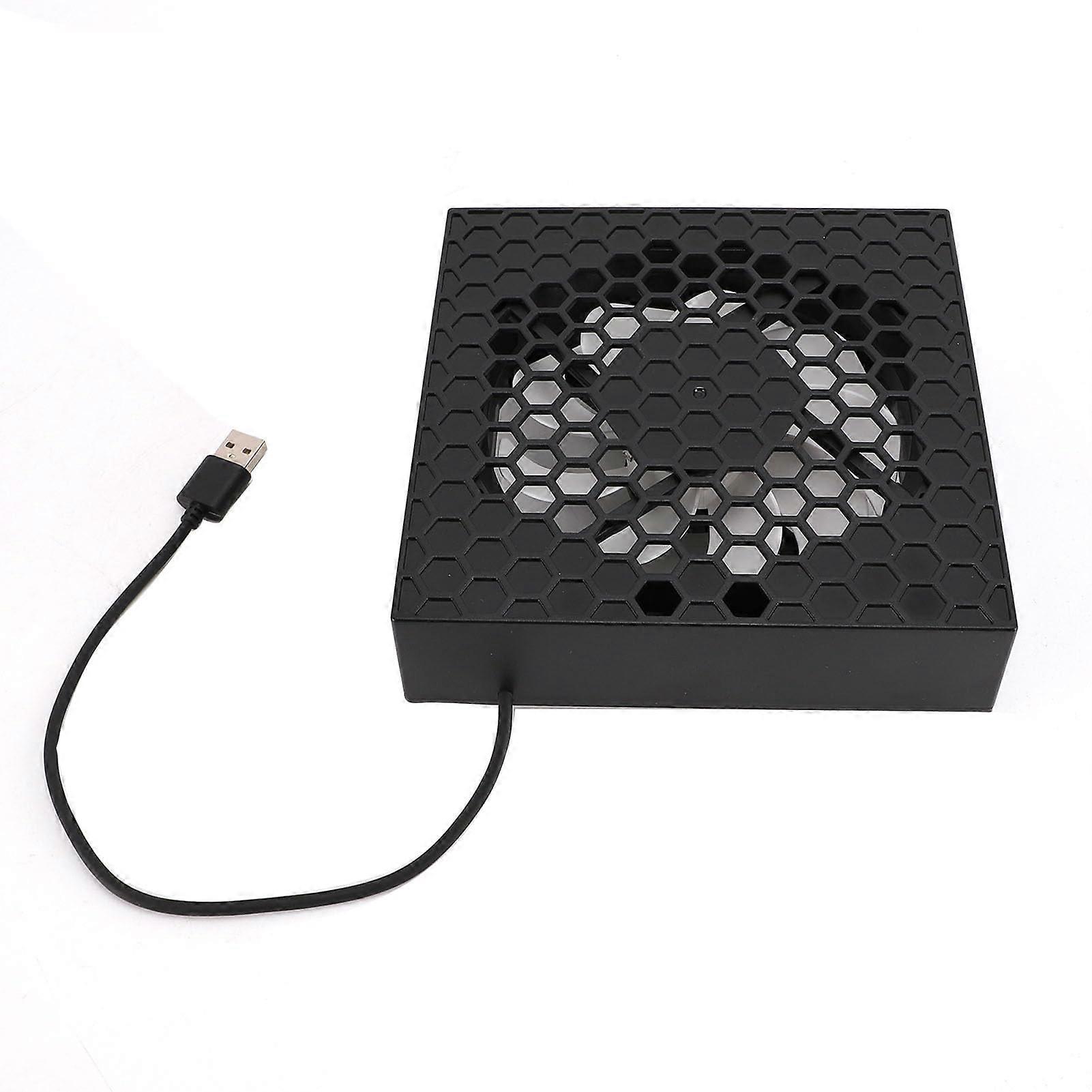 RGB Cooling Fan with Intelligent Temperature Control, 3 Speeds, Headset Holder for Xbox Series X
