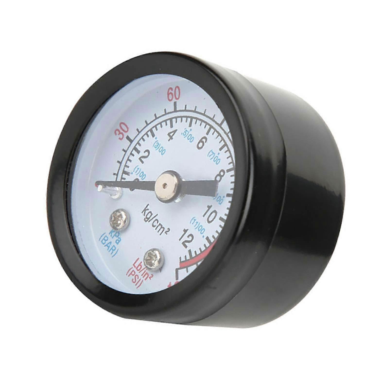Air Compressor Pressure Gauge for Screw and Piston Compressors, Heavy Duty Iron, EasytoRead Dial