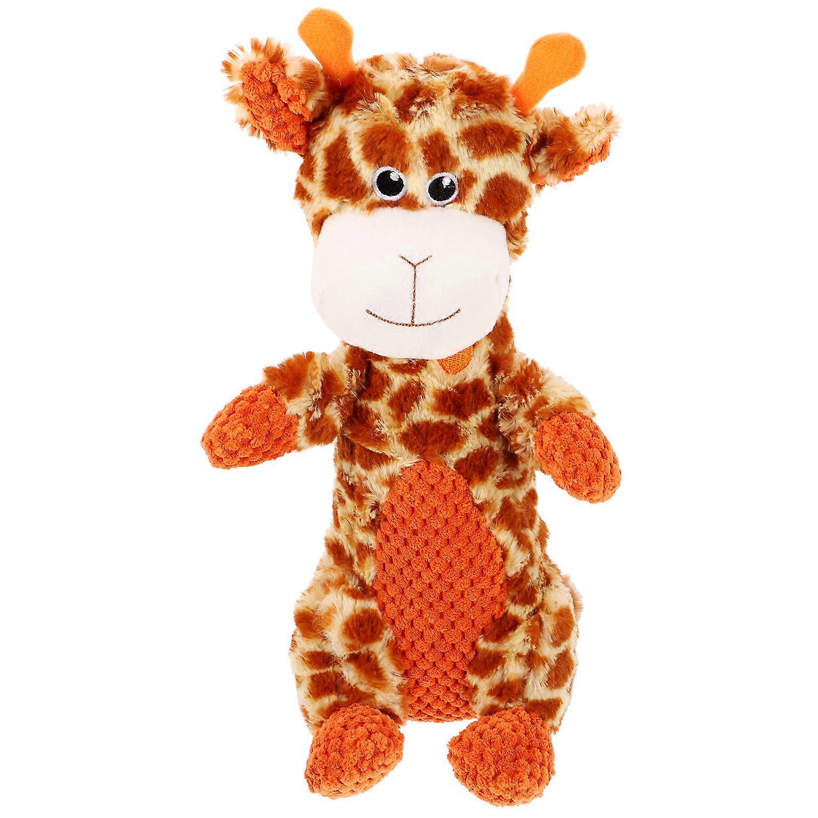 Interactive Plush Dog Chew Toy Designed For Teething Relief Suitable For Dogs 4Pcs