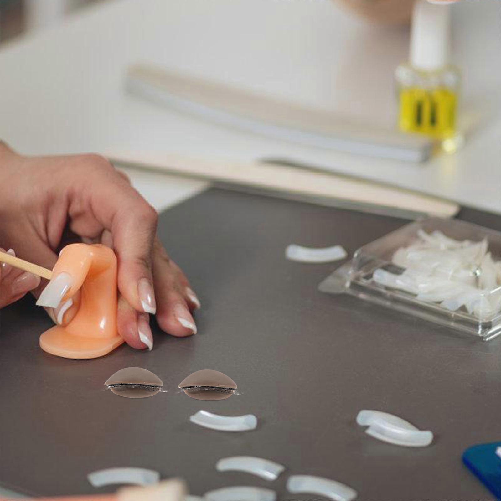 Mannequin Eyelids for Eyelash Extension Practice 6Pcs Removable Realistic Eyelid