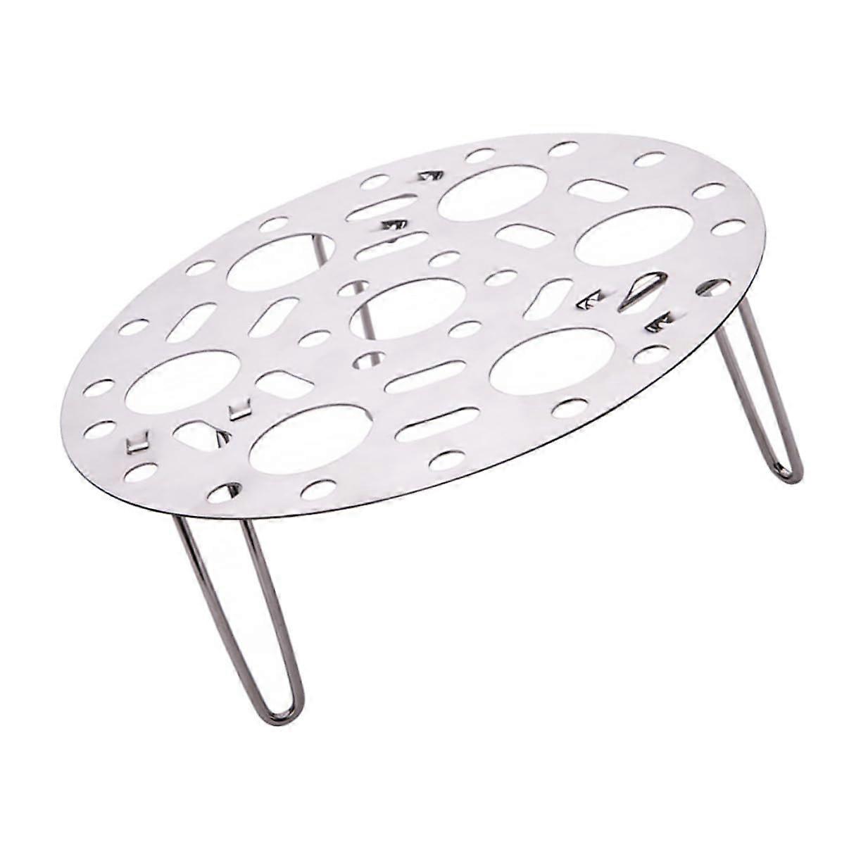 304 Stainless Steel Steamer Rack Foldable MultiUse Cooking for Fish Dumplings Eggs Kitchen Use