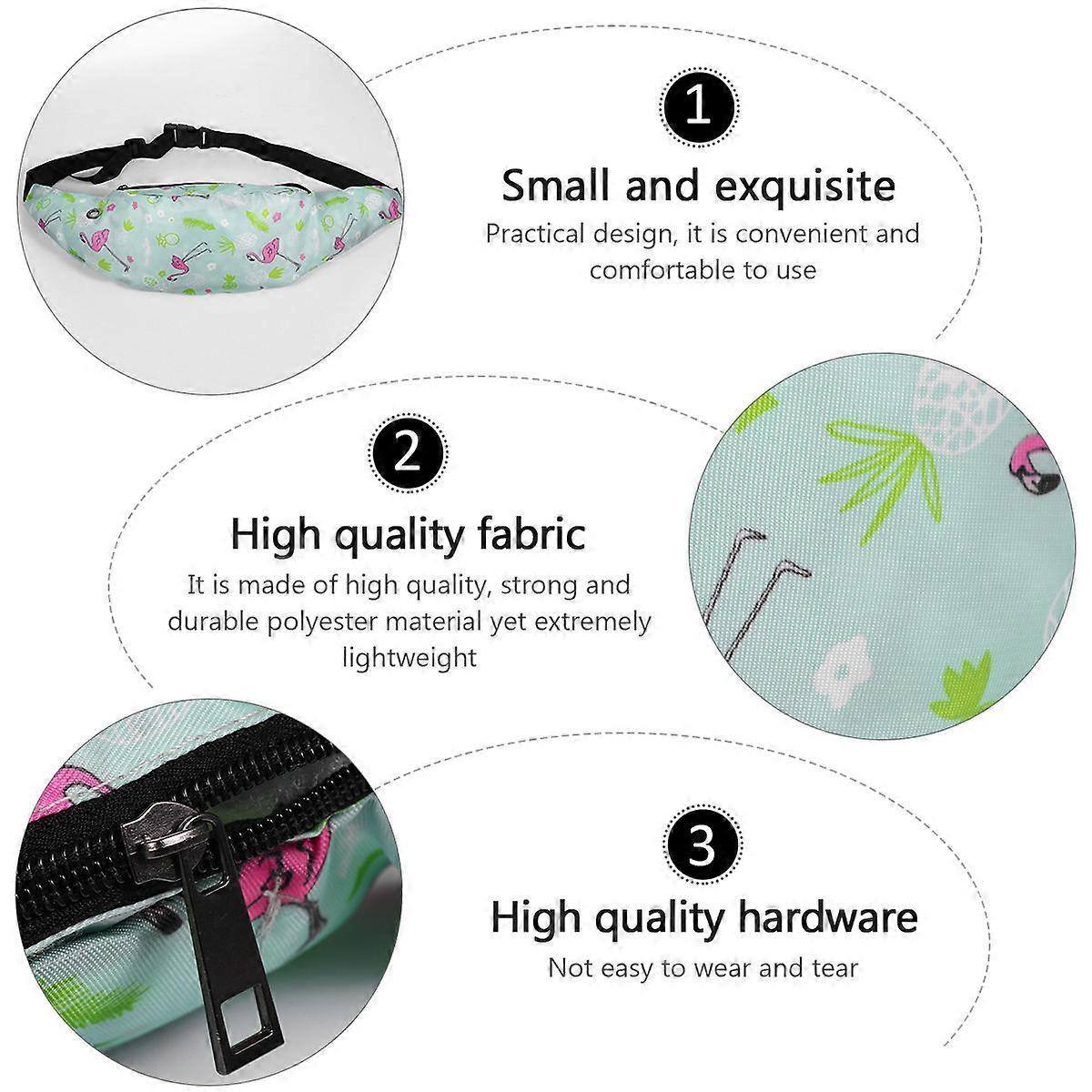 Running Waist Bag for Storage Stylish Lightweight Polyester