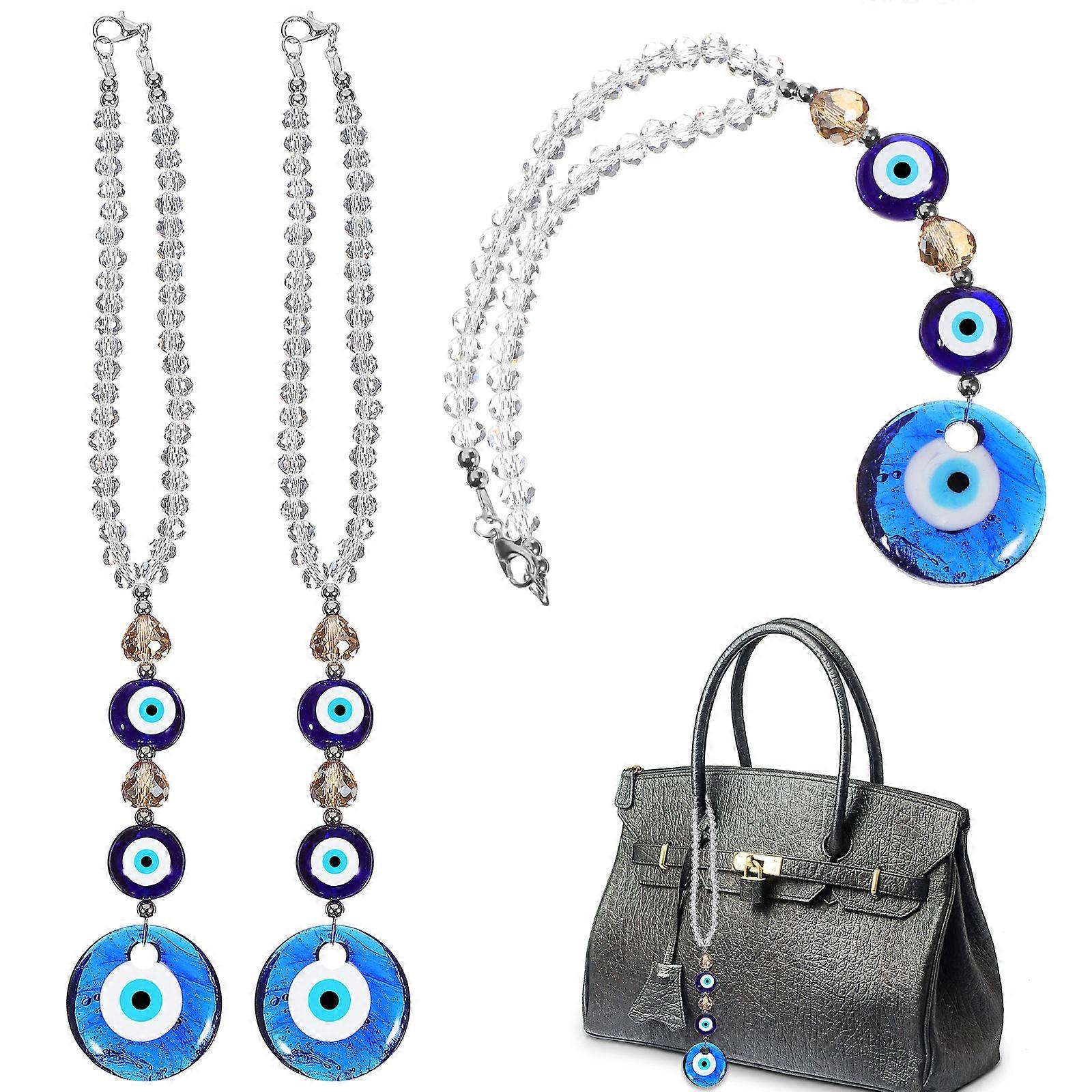 Auto Pendant Evil Eye Decoration for Hanging 3Pcs Car Interior Decor