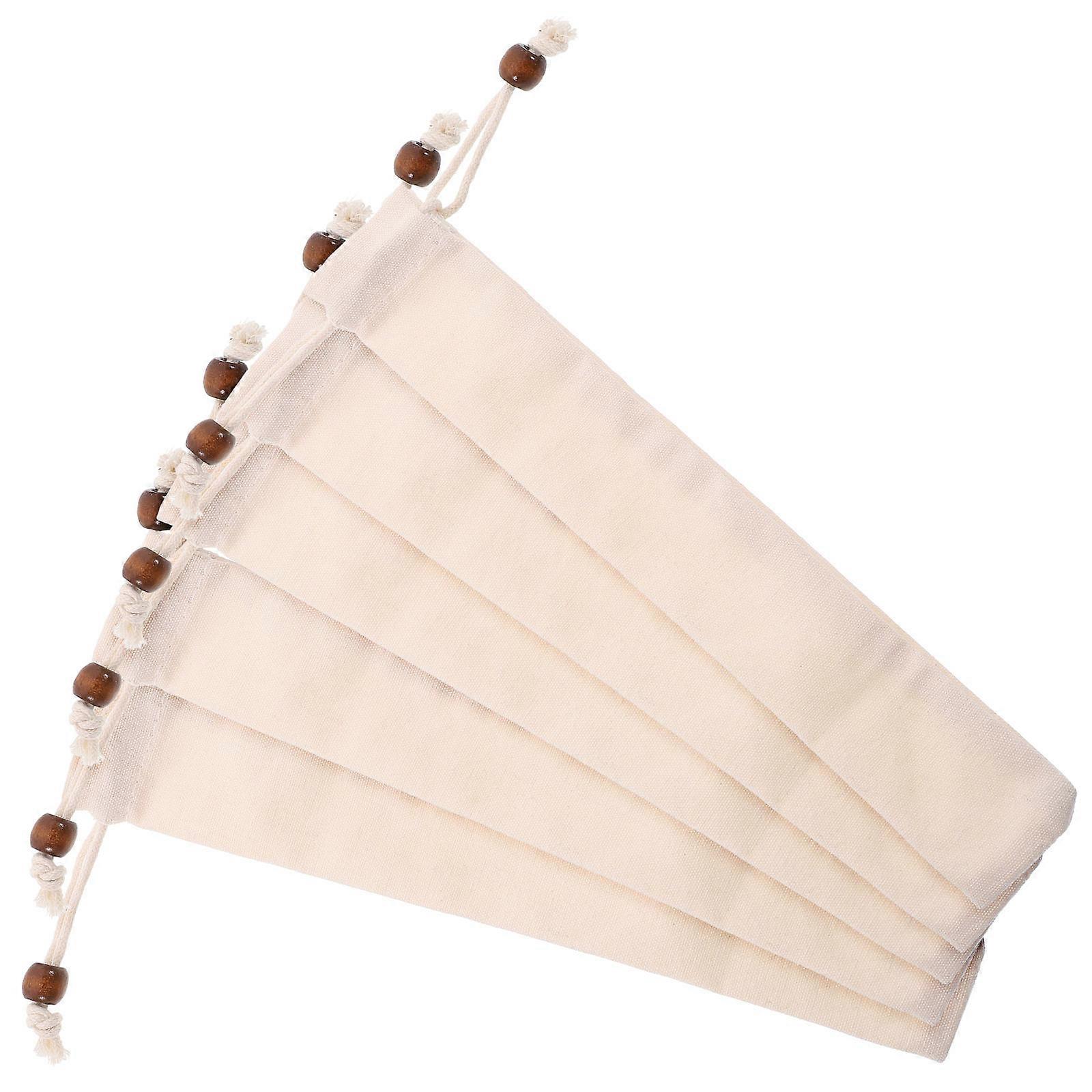 Tableware Packing Drawstring Bags Cutlery Bags for 5Pcs Portable Use