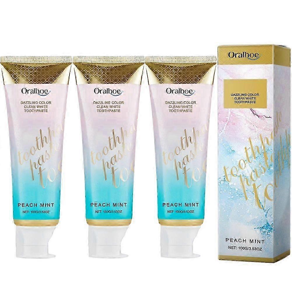 Peachloft Toothpaste,Peachloft Teeth Whitening Toothpaste,Peach Mint Toothpastes 2025