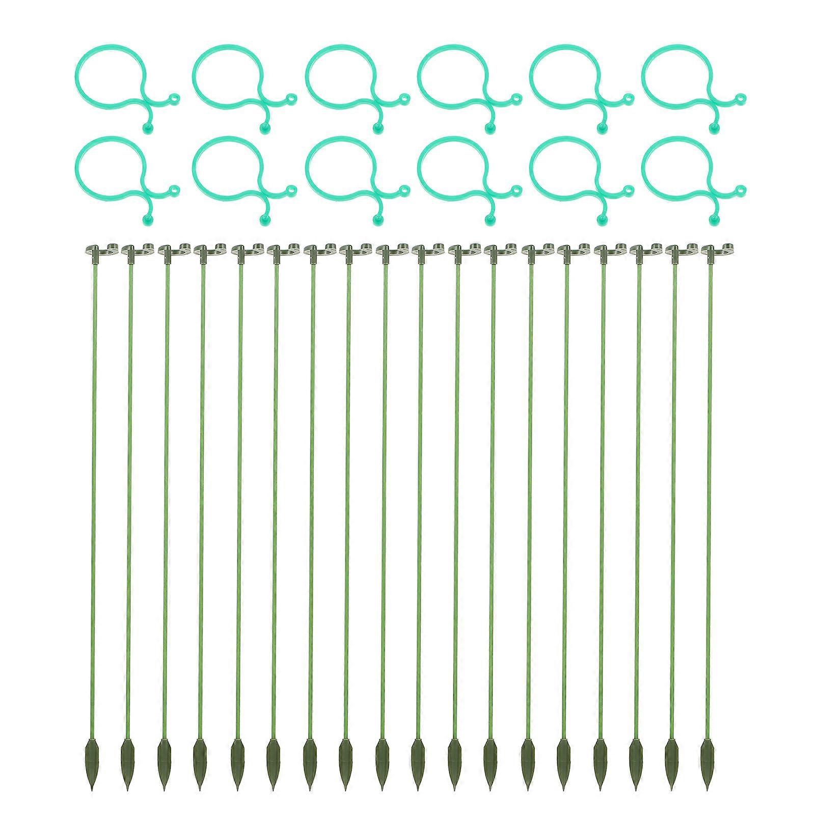 Plant Support Stakes Potted Plants Stand 1Set Durable Plastic Frame