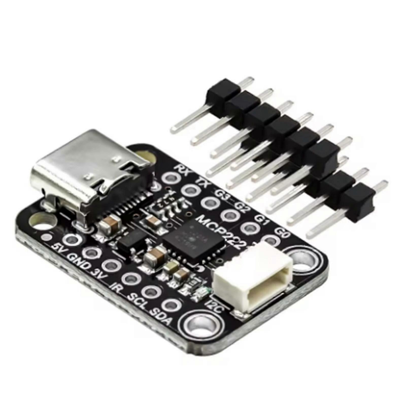 High Performances MCP2221A USB to GPIO Converters Board Offering Plugs and Play Functionality for Developers Multicolor
