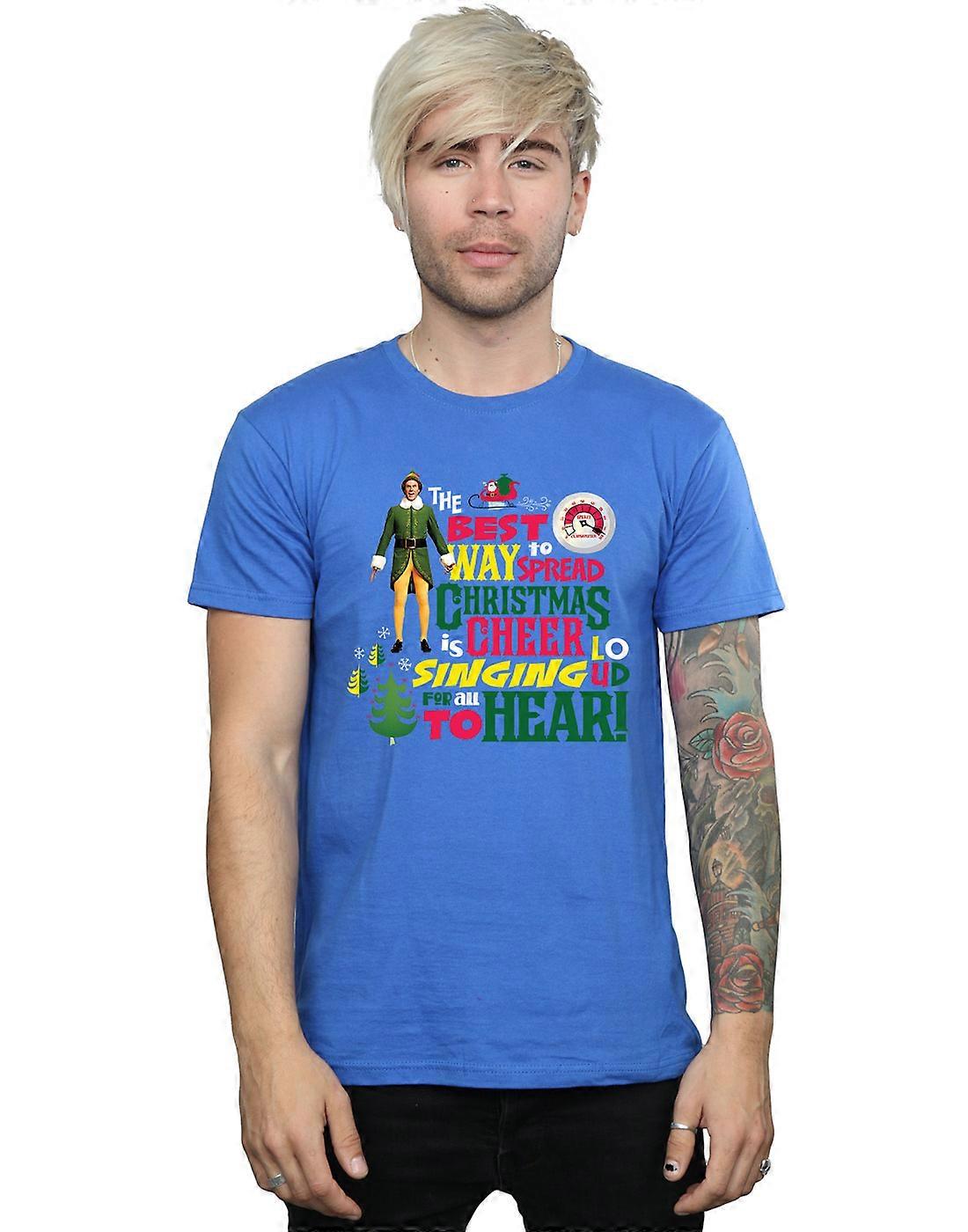 Elf mannen Christmas Cheer T-Shirt