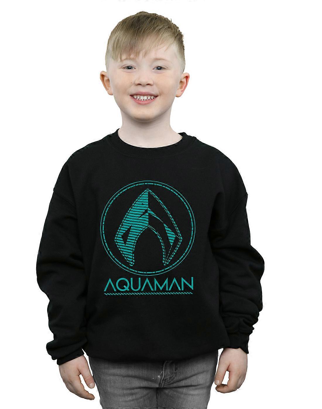 DC Comics gutter Aquaman Aqua Logo Sweatshirt