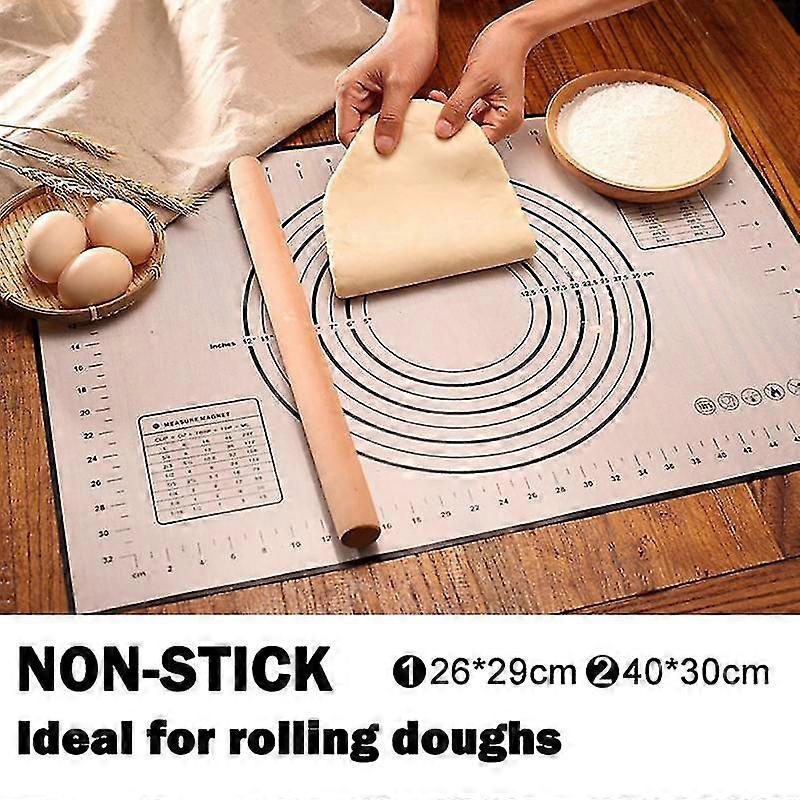 Non-Stick Silicone Baking Dough Pad Sheet Rolling Pastry Liner Mat Bakeware