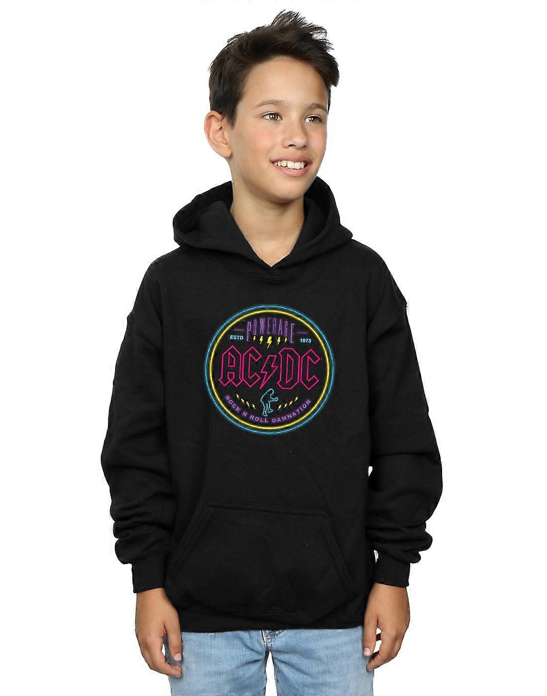 AC/DC Boys Circle Neon Hoodie