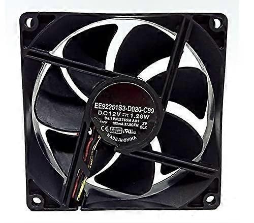12V Cooling Fan 92mm Speed Low Noise Computer Case Fan for Chassis and Electronics