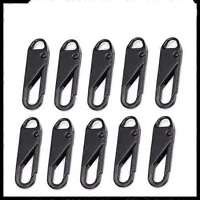 5Pcs Metal Zipper  Kit with Durable Pullers for Jackets Bags DIY Slider Replacement
