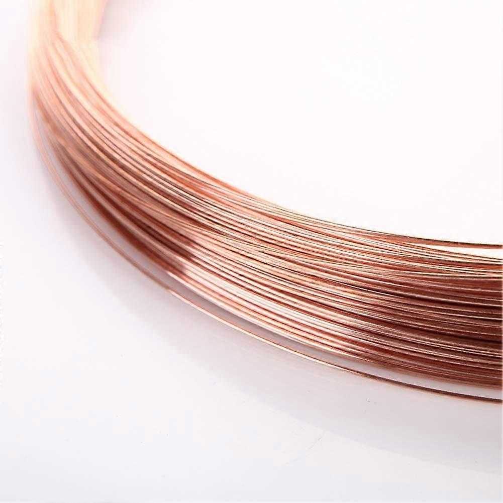 2mm Solid Copper Wire 5m Bare T2 Round Electrical Wire  Conductivity Corrosion Resistant