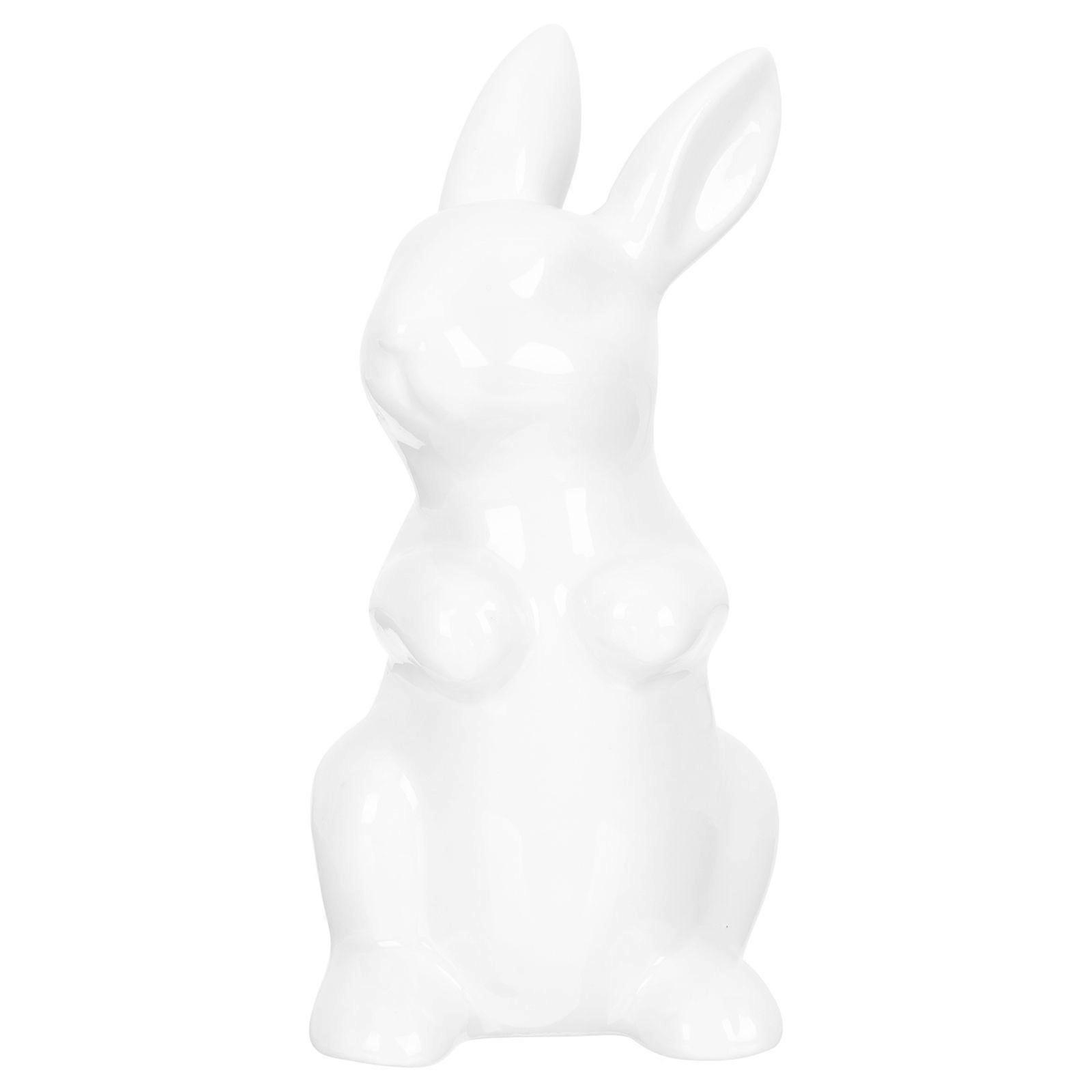 Creative Rabbit Shape Adornment Household Desktop Easter Rabbit Ornament 10X5cm