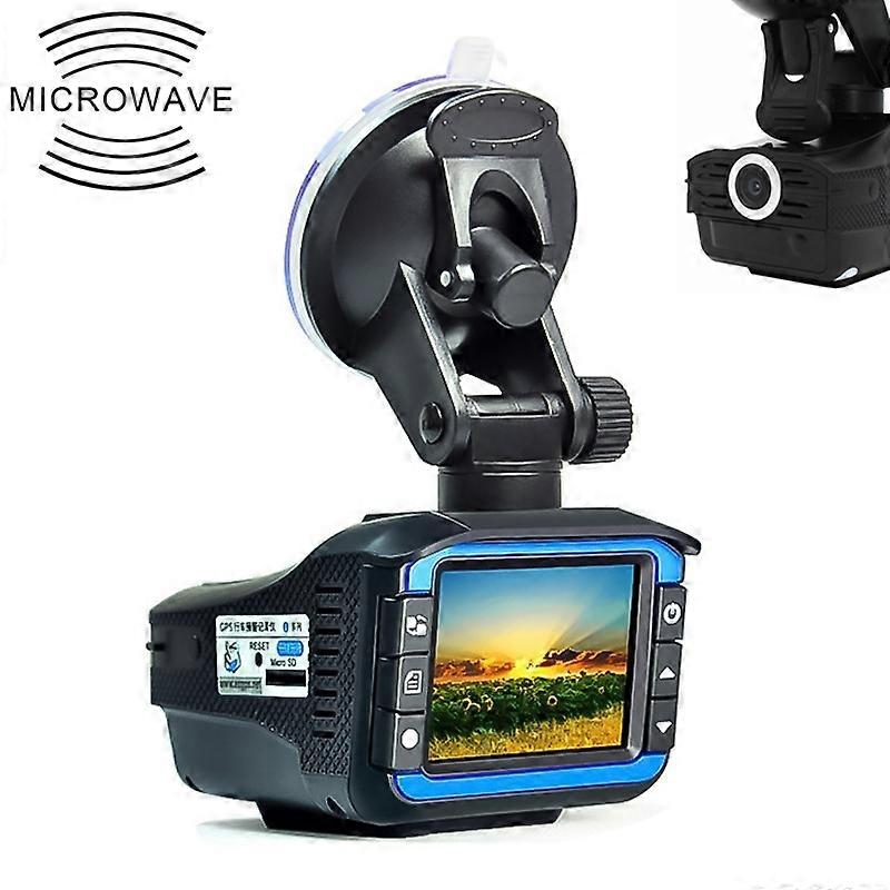 HD 720P 2.4 inch Video Camera Recorder DVR + Radar Detector