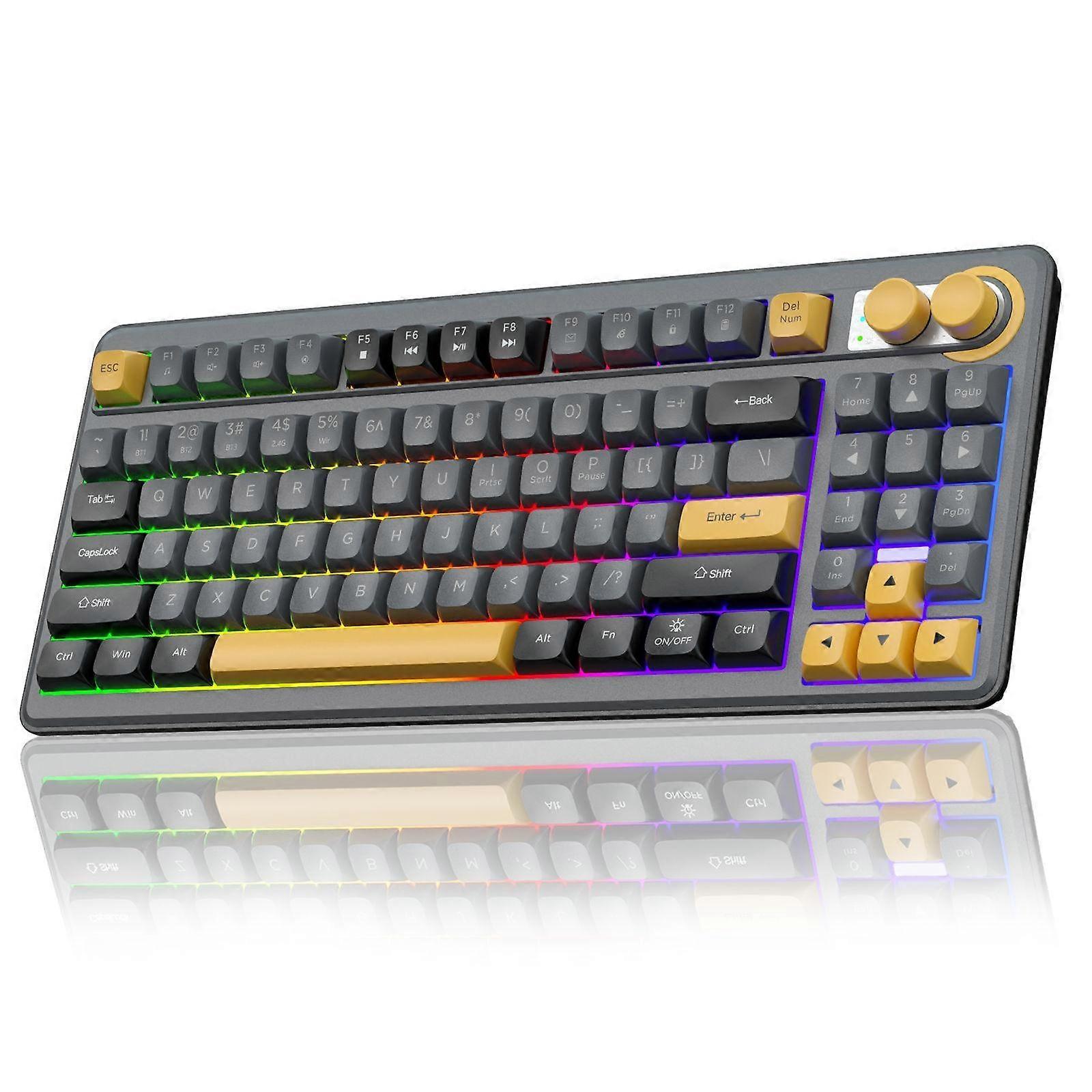 SK90 Tri-mode Wireless Silicone Keyboard