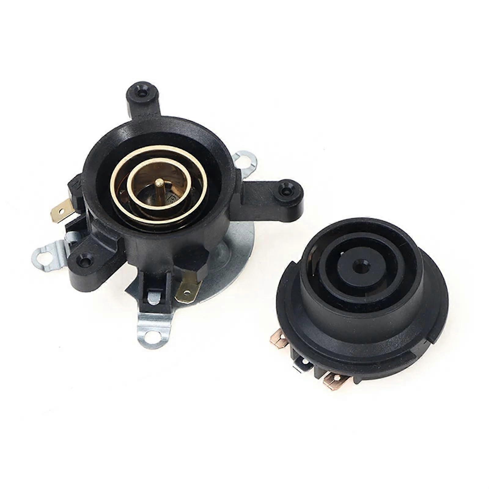 2pcs Electric Kettle Thermostat Switch Connector Set, Durable Metal Base Replacement for Temperature Control