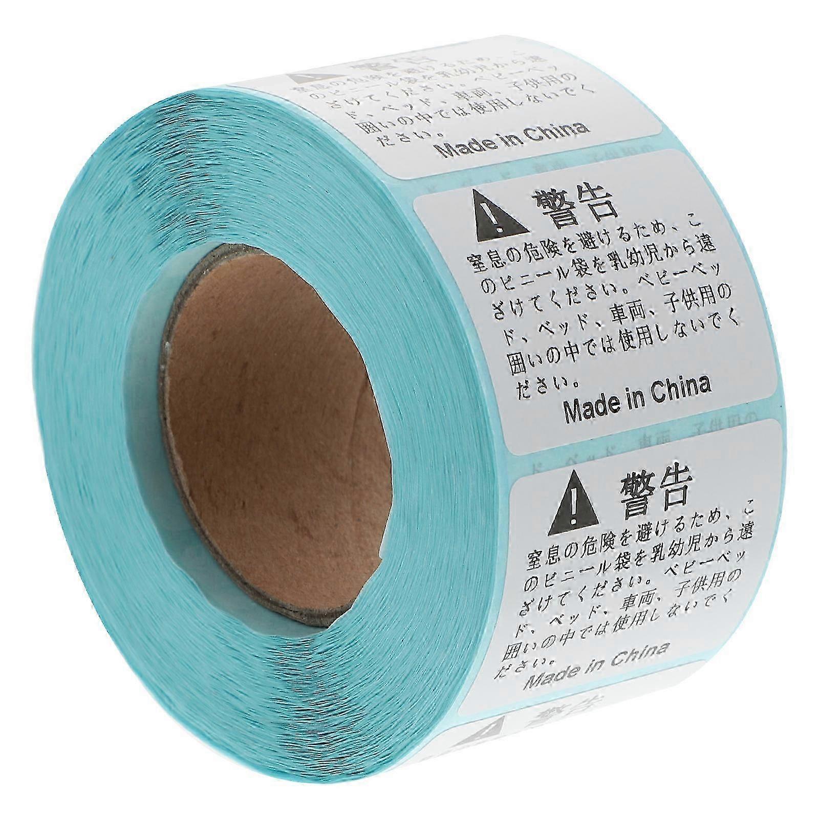 Suffocation Warning Labels White Adhesive for Packaging 800Pcs Stickers