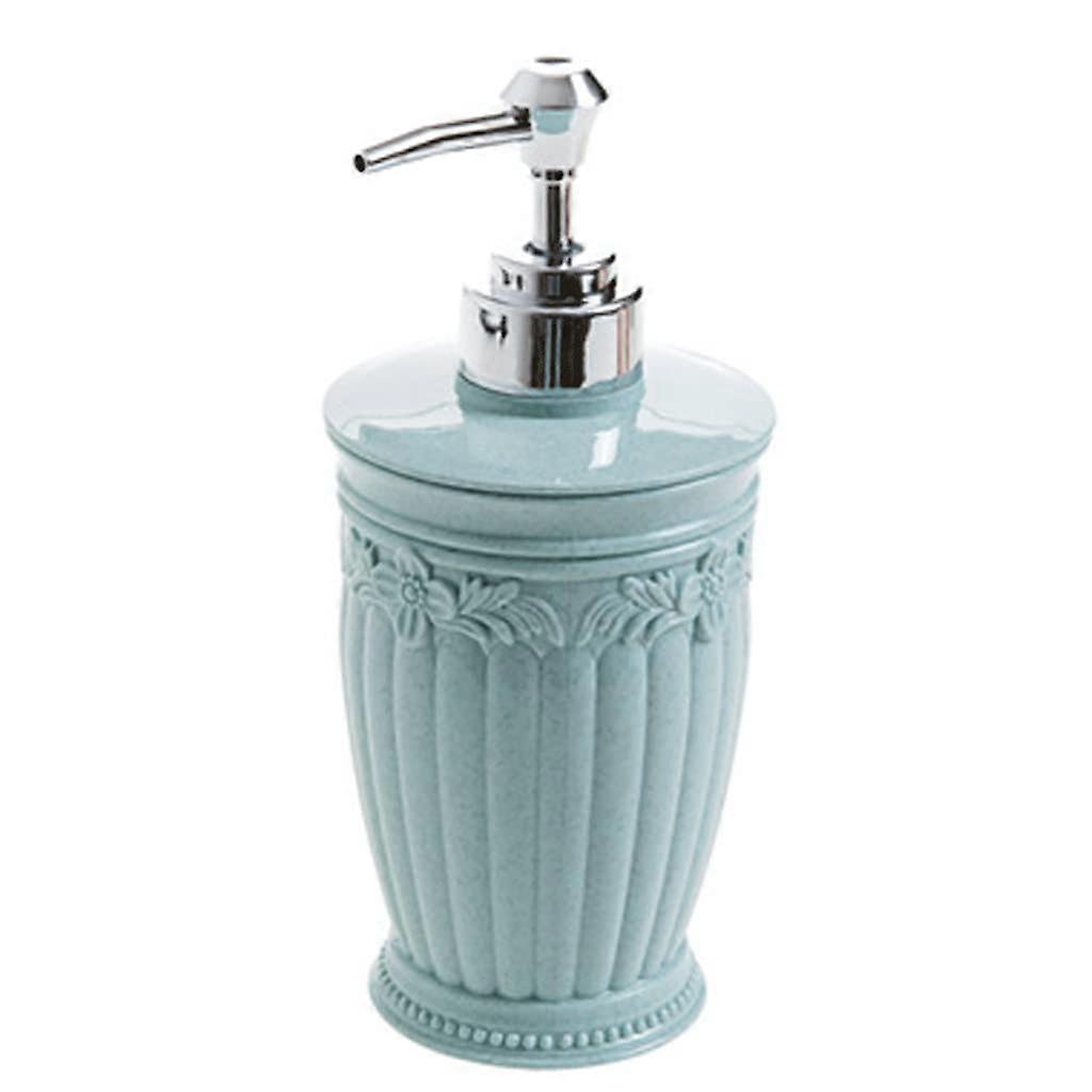 Soap Dispenser with RustResistant Gold Pump, 400ml Embossed Plastic Lotion Dispenser for Kitchen Bathroom