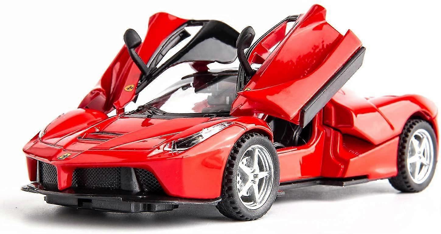 1:32 Scale Ferrari Laferrari Alloy Sports Car Model Diecasts Metal Toy Vehicles Car Model Simulation Sound and Light Kids Gifts