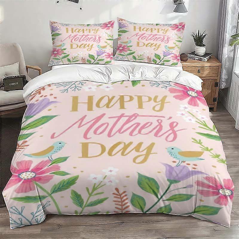 Cozy Floral Bird Pattern Bedding Set Soft and Comfortable Bedding Set