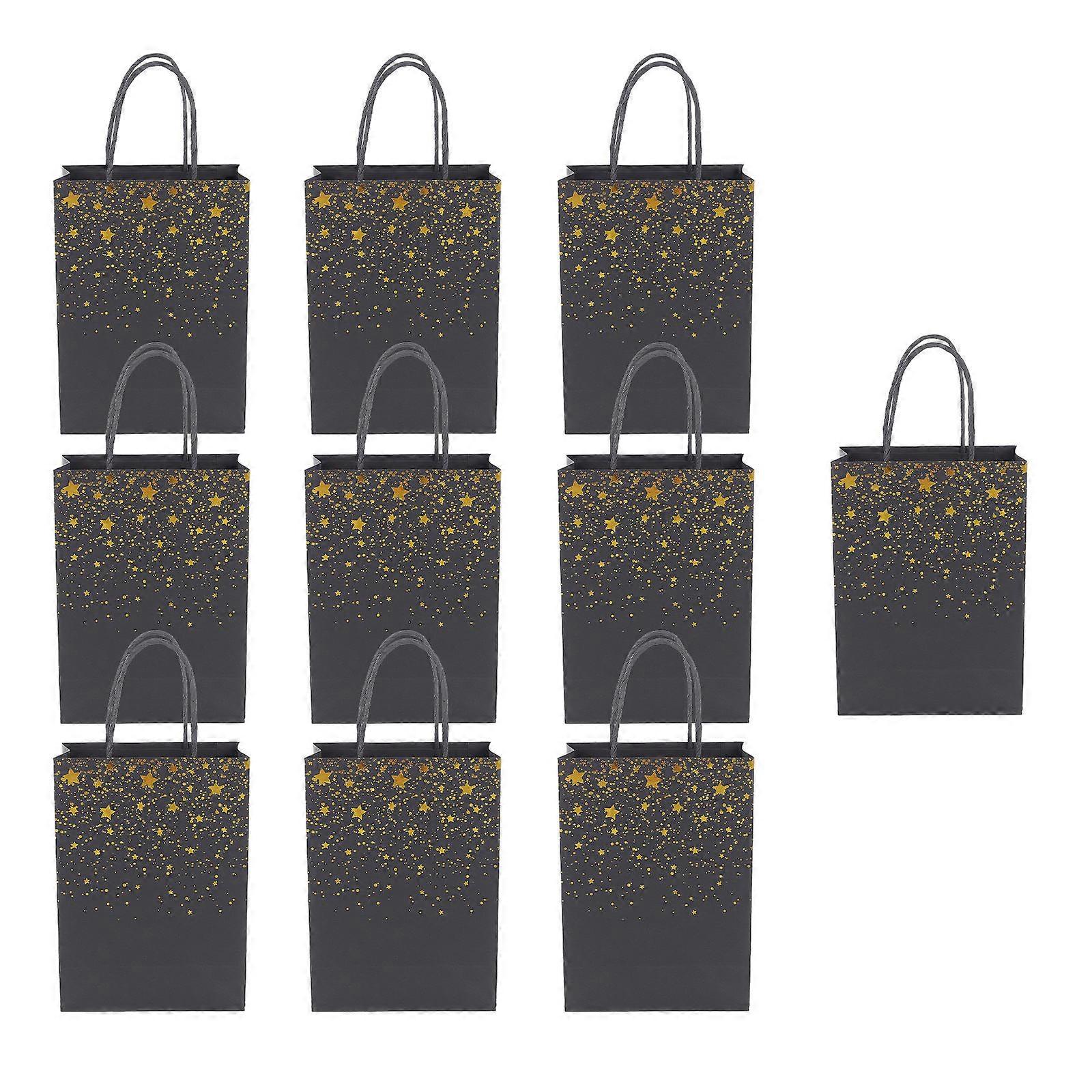 Pattern Paper Candy Bags for Gift Storage 10Pcs Pack