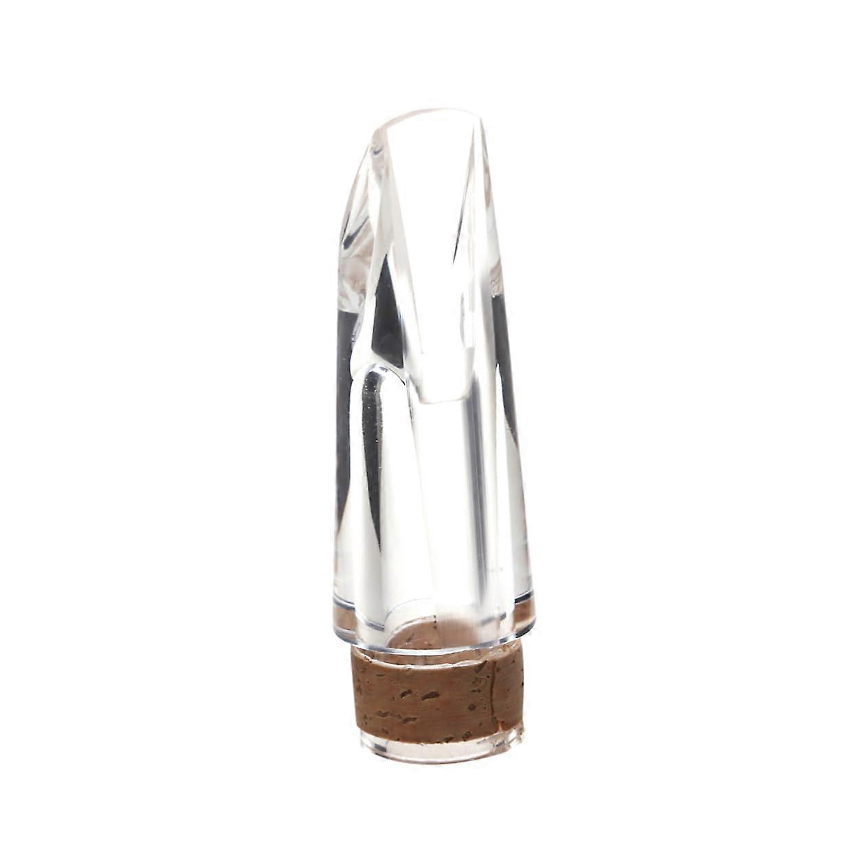 Transparent ABS Clarinet Mouthpiece with Consistent Tone Control for Students and Easy Reed Alignment