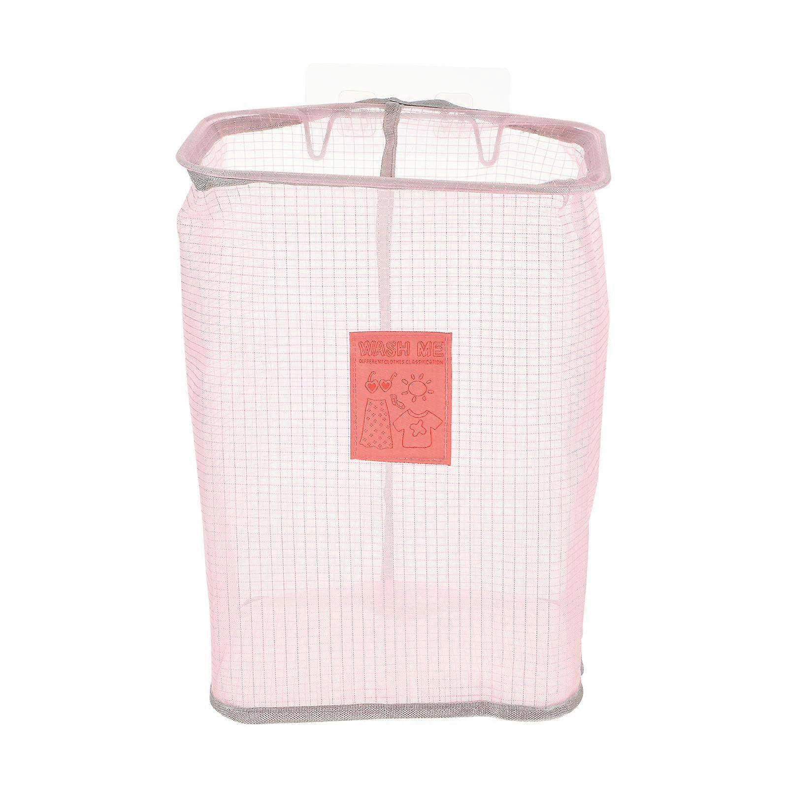 Wall-Mounted Basket Folding Laundry Basket for Storage Use Nylon