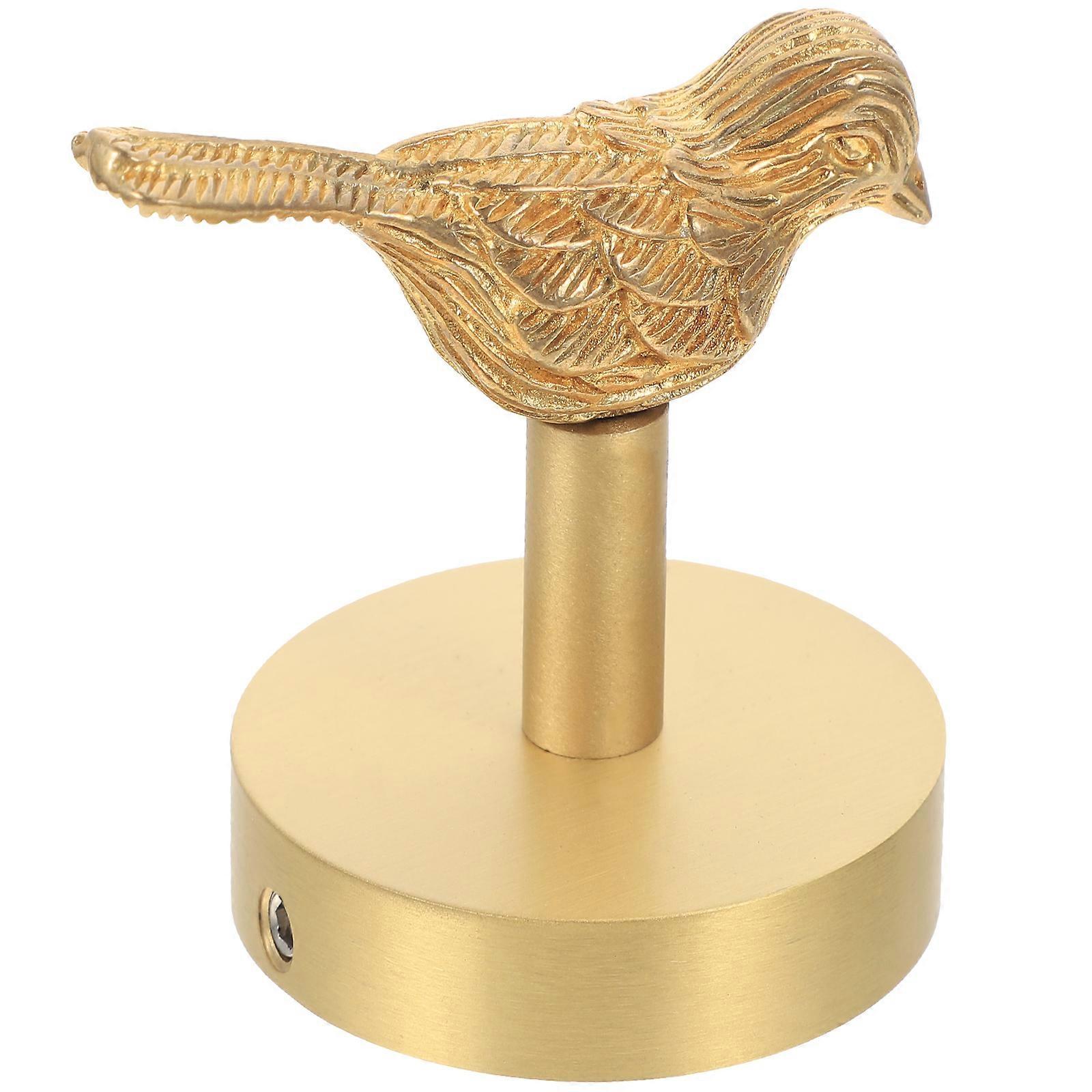 Decorative Brass Coat Hooks for Wall Mounting 4Pcs Set