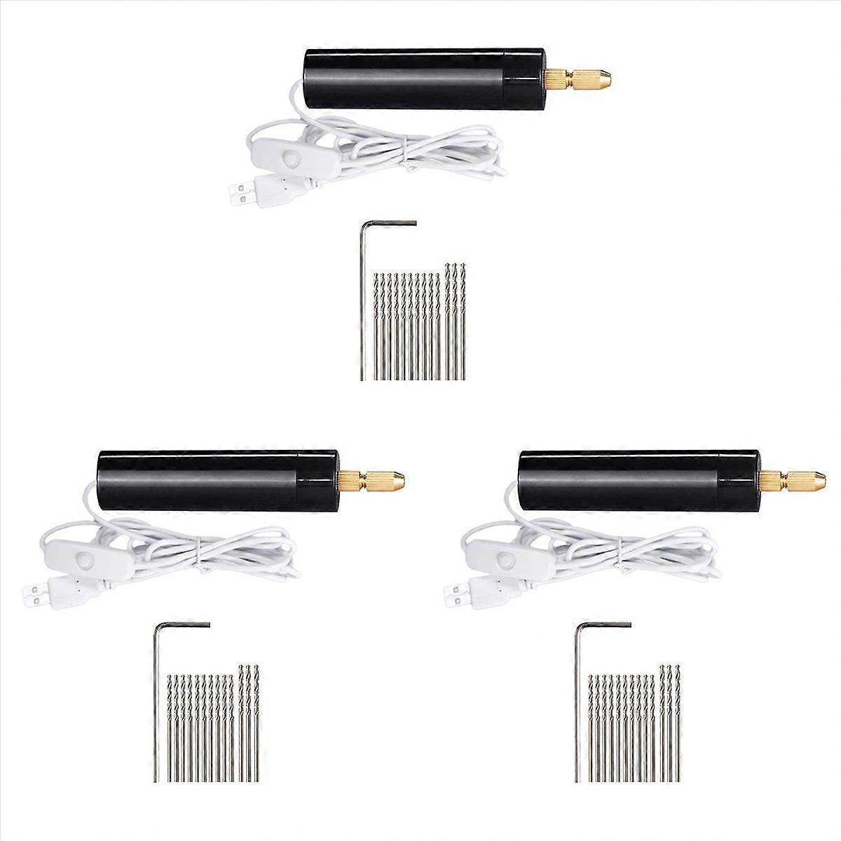 0.7-1.2Mm Micro-Electric Hand Drill Set for Resin,Electric Mini Drill