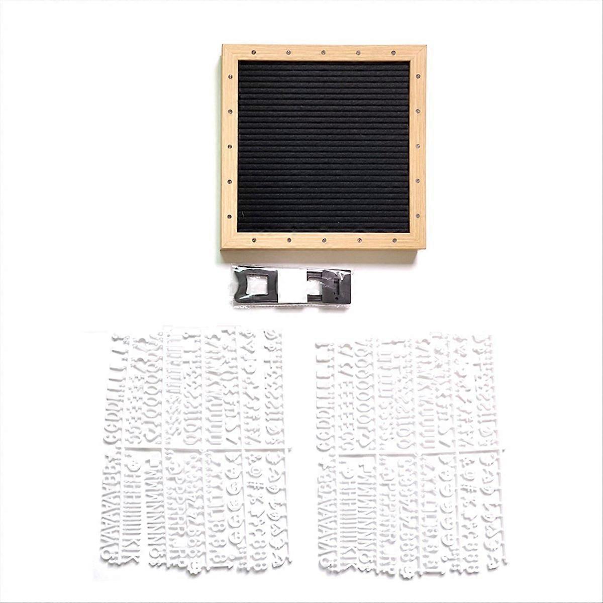 Felt Letter Board,Felt Message Board, Changeable Sign Boards Black