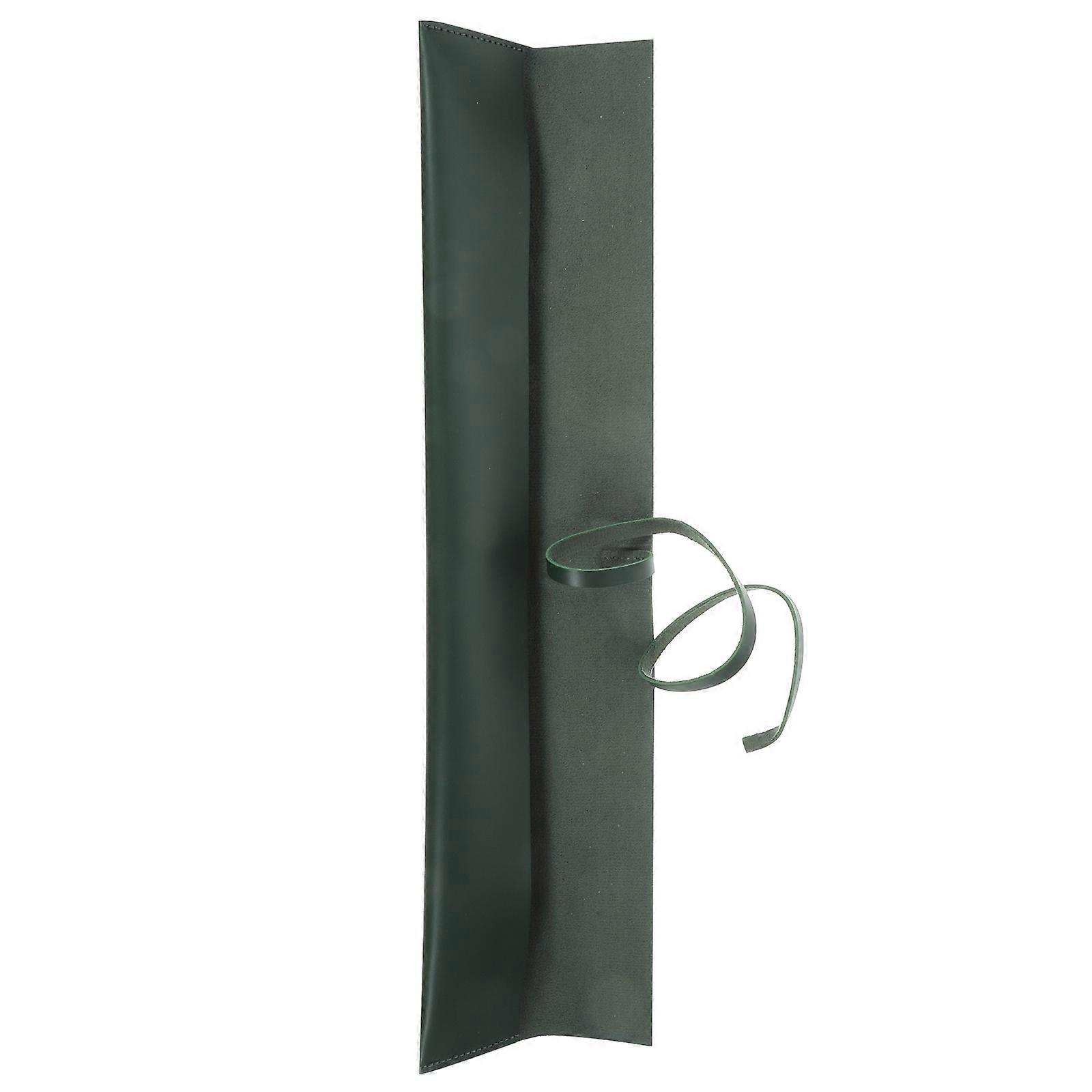 Drumstick Holder Percussion Drum Mallet Bag for Storage Use Green PU