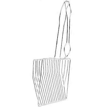 Cat Box Scooper Metal Long Handle for Litter Cleaning Practical Design 1 Set