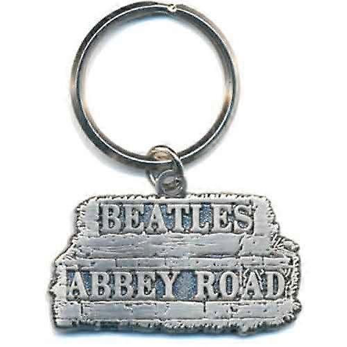 The Beatles Keyring Abbey Road Sign Keychain