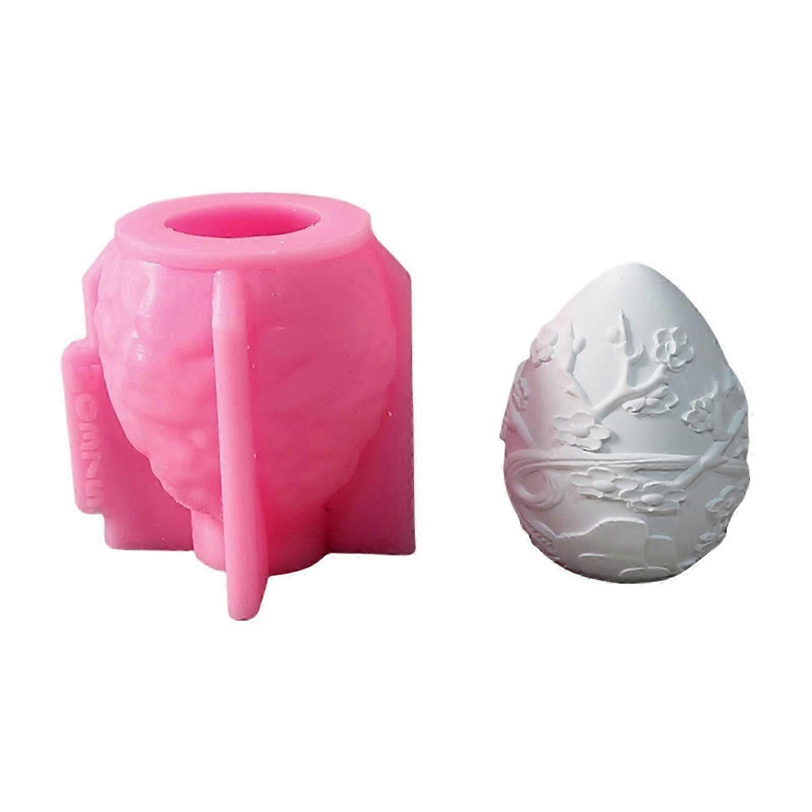 Silicone Mold for Easter Eggs, Plaster & Wax Decorations
