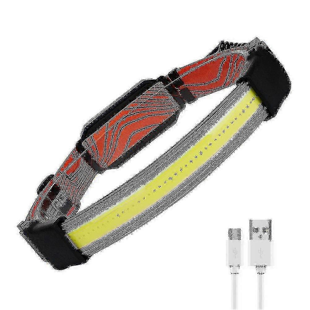 Usb Rechargeable Night Running Light Rechargeable Cob Floodlight Headlight